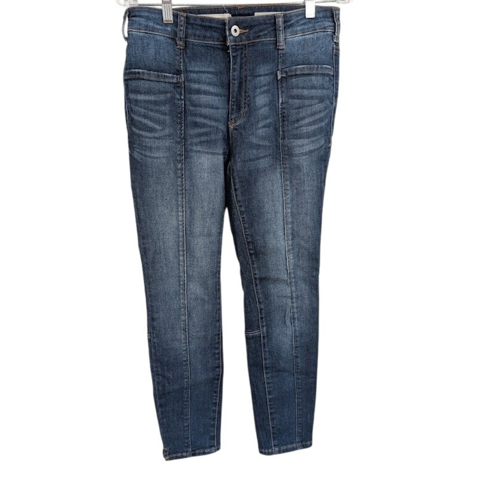 Pilcro Anthropologie High Rise Skinny‎ Jeans Medium Wash Women's Size 28